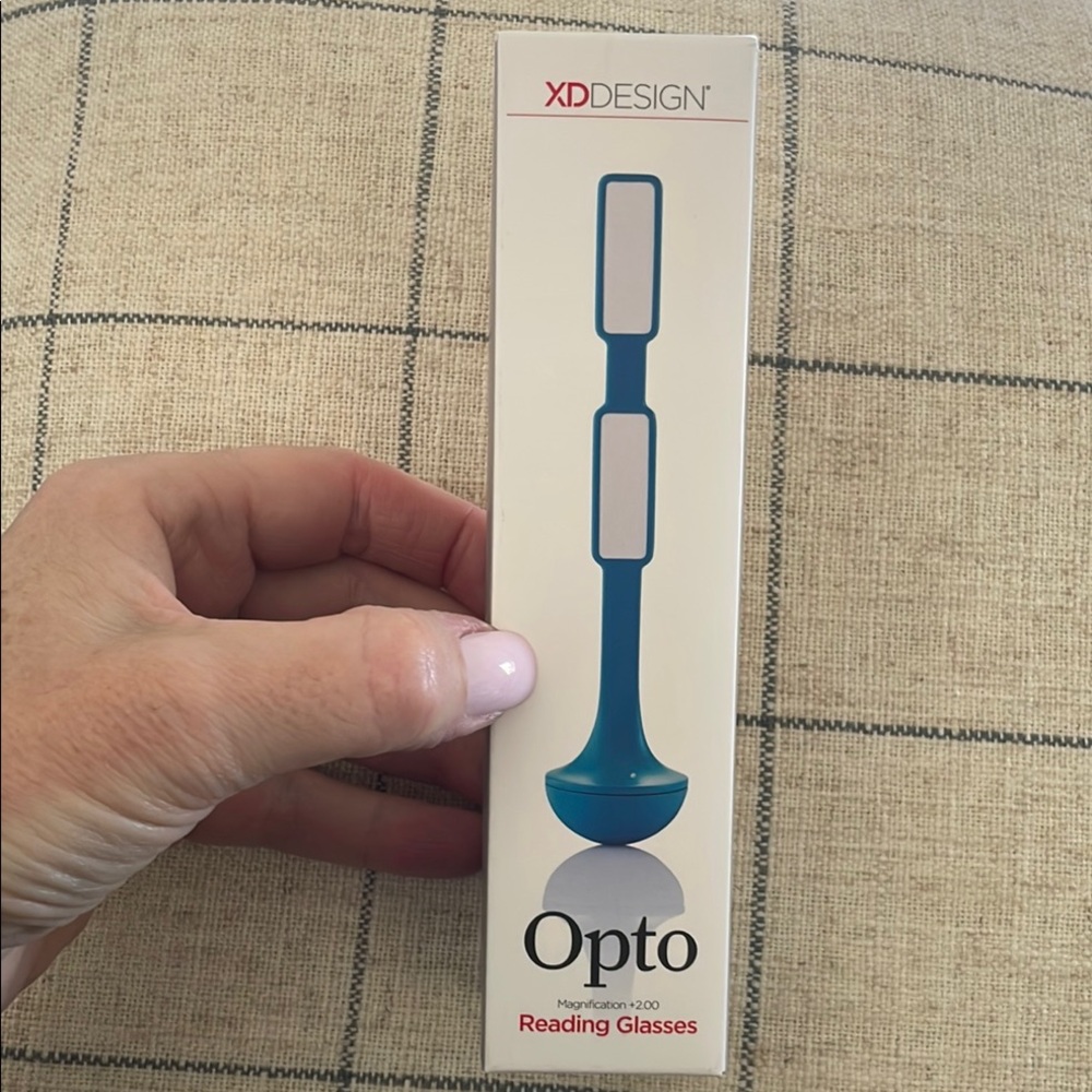 Interesting Blue Reading Glasses, Strength 2.00